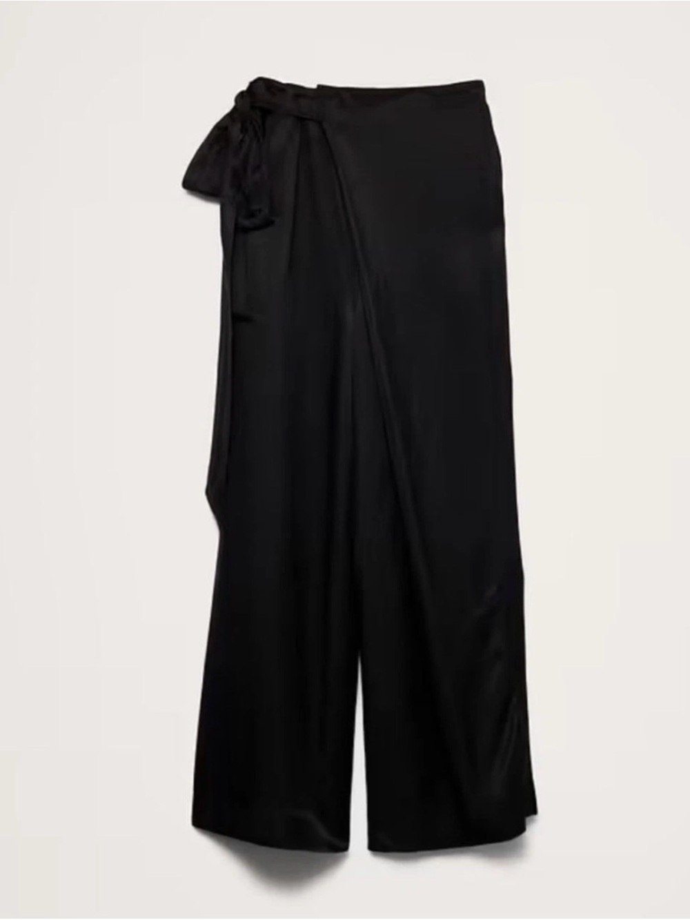 Banana Republic Vicose-Linen Palazzo Pant  Large Black. New with tags
